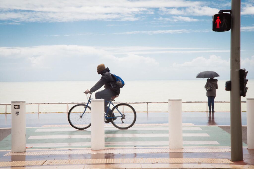 Nice à bicyclette (ph Antonella Fava)