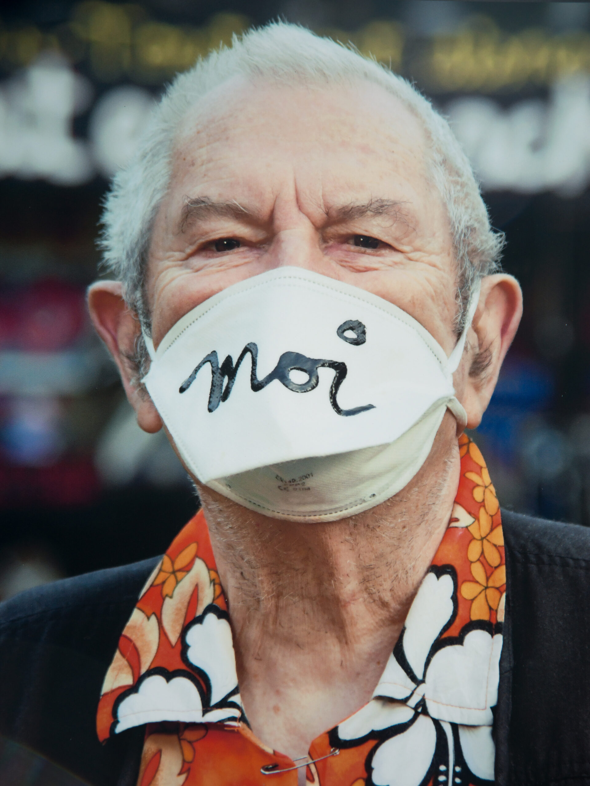 100% Mask in Nice - cancellata dettaglio dell'artista Ben (ph. Antonella Fava)