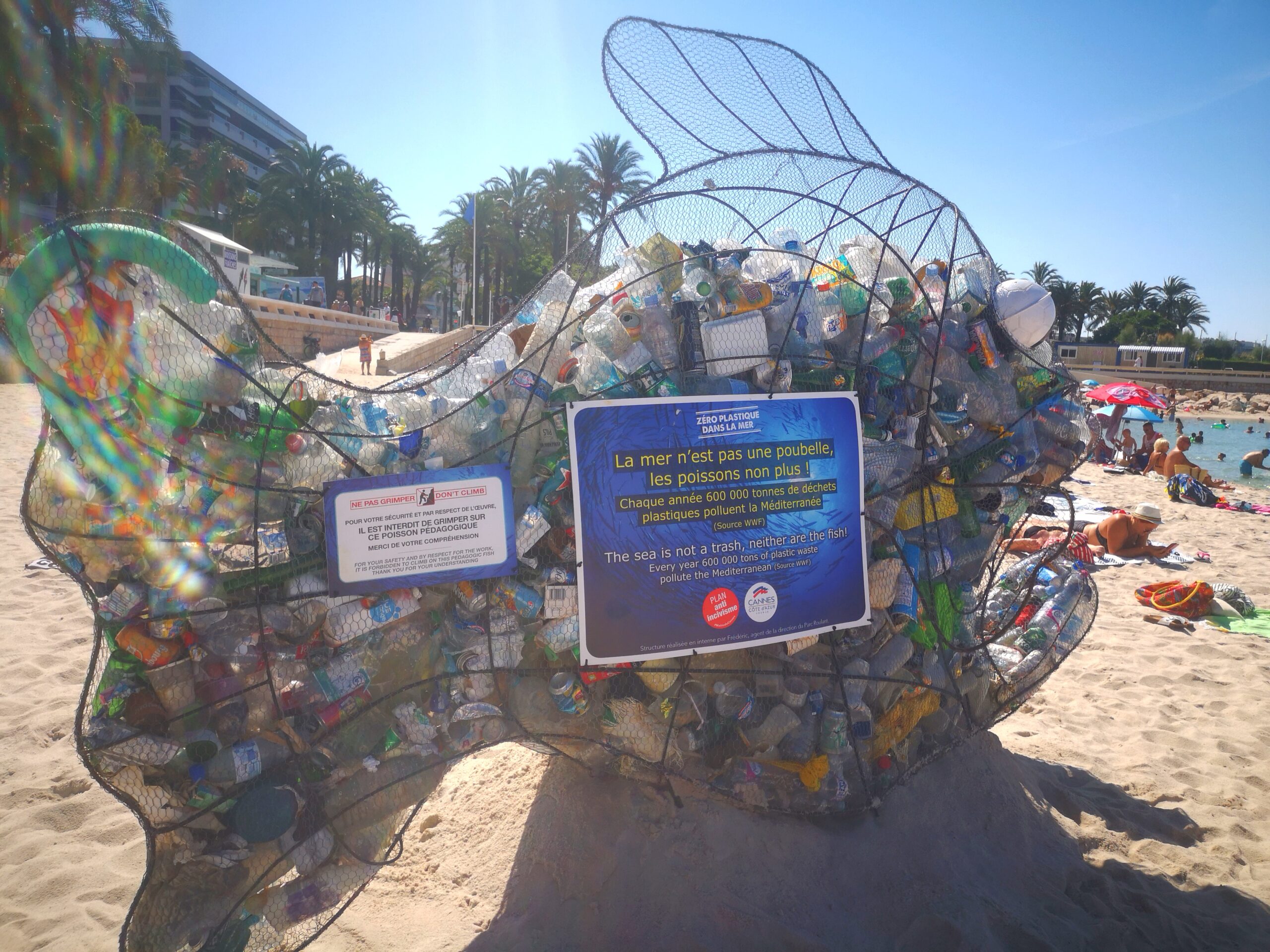 Poisson pédagogique géant 2020 (c) Mairie de Cannes