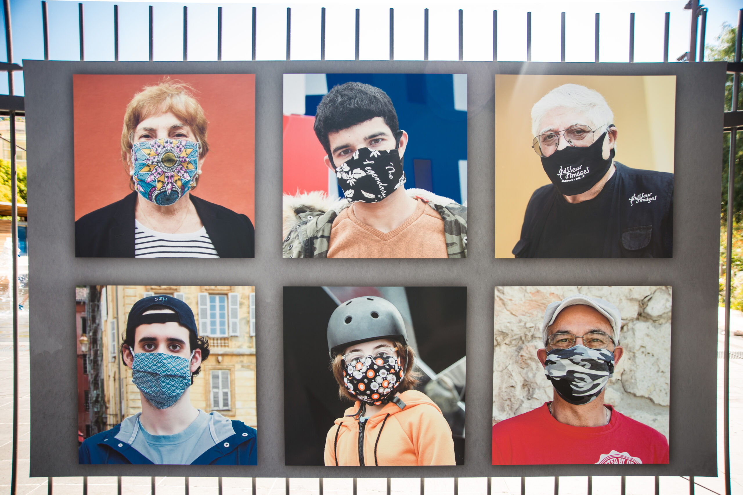100% Mask in Nice - cancellata dettaglio (ph. Antonella Fava)