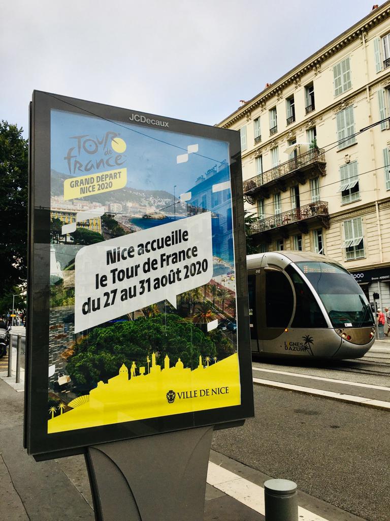 Tour de France 2020 - manifesti in città (ph. Giovanni Gugg)