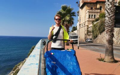 Nicolò giro del mondo passando dalla Costa Azzurra