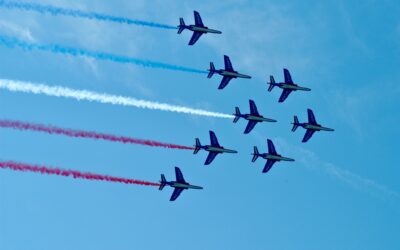 La pattuglia acrobatica francese a Nizza per il Piccolo Principe