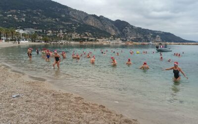 Bain du Novel An Menton