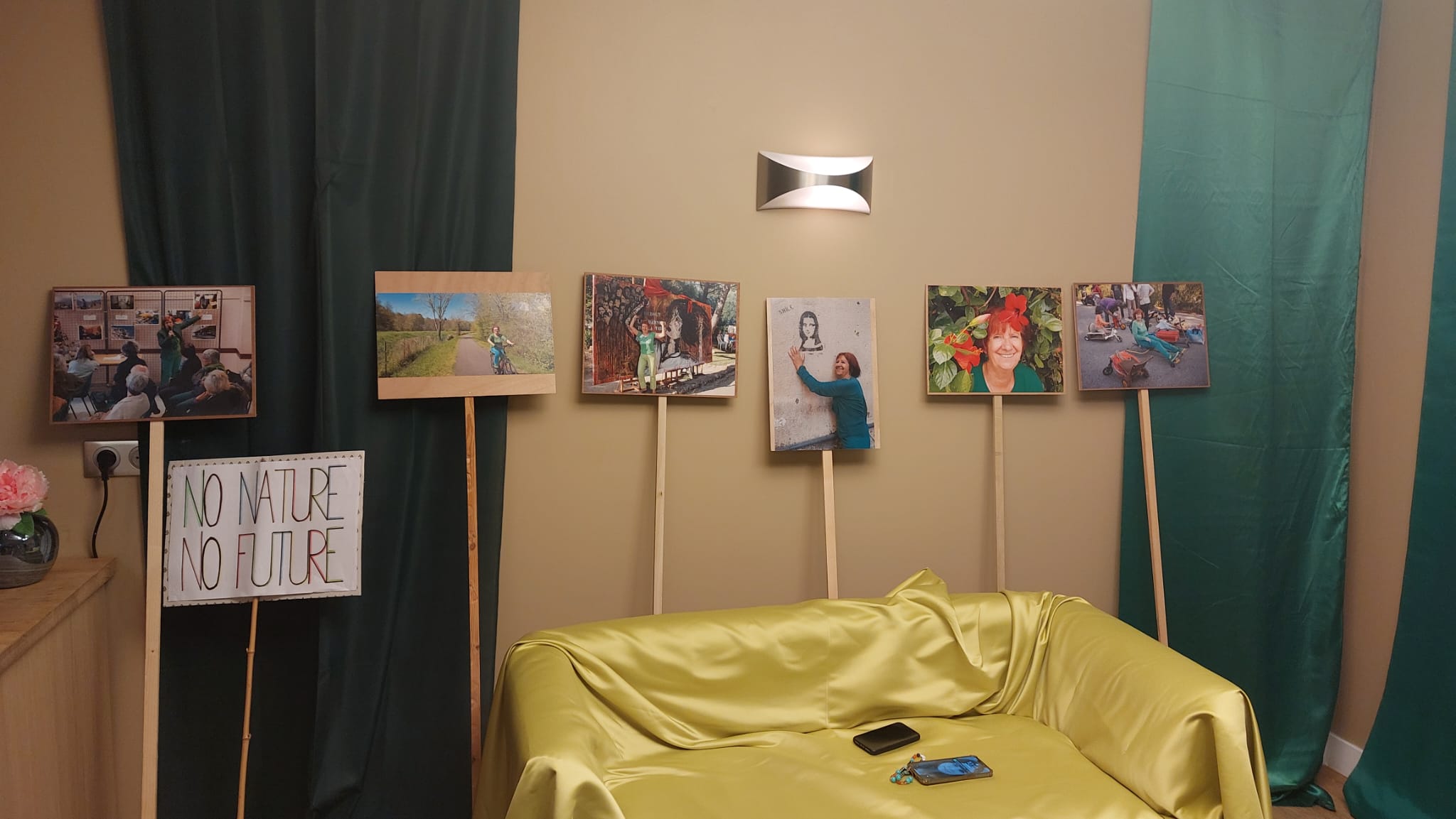 La camera ardente di Teresa Maffeis a Nizza (ph. Patrizia Gallo)