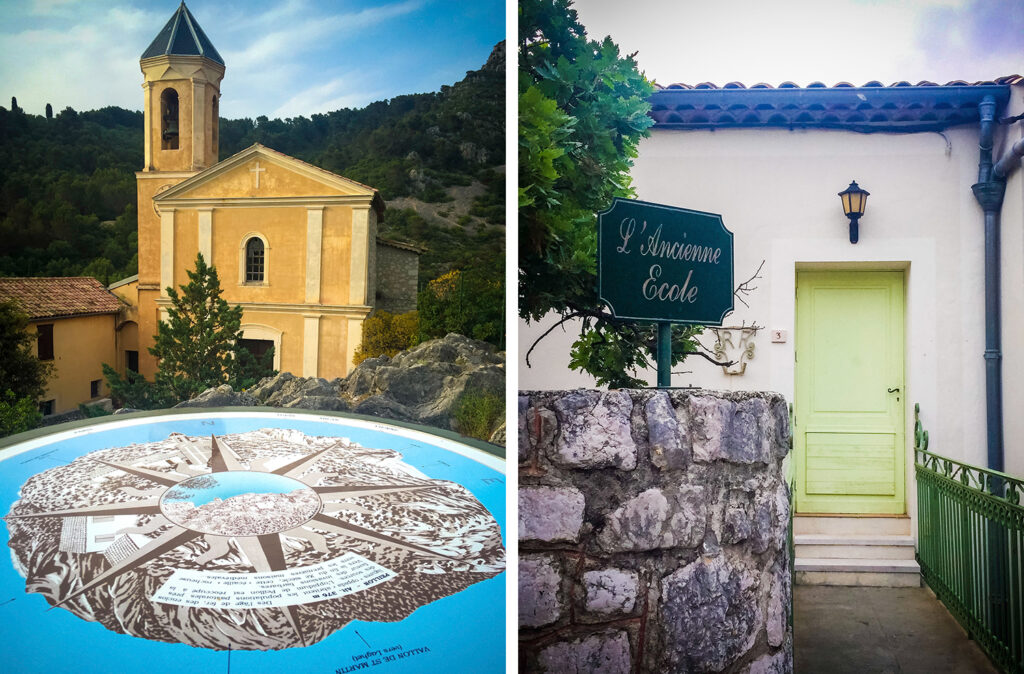 Peillon Chiesa e vecchia scuola
