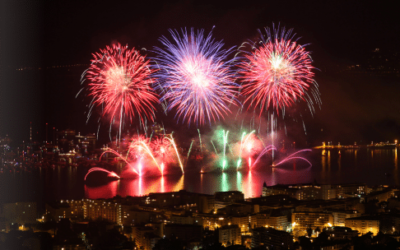 Nizza24 Notizie dalla Costa Azzurra Giovedì 24 Agosto: Fuochi artificiali a Cannes – Prosege ondata di calore – Trasporti pubblici gratuiti