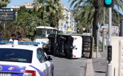 Nizza24 Notizie dalla Costa Azzurra Lunedì 7 agosto: Treno turistico si ribalta a Nizza – Ondata di caldo in arrivo