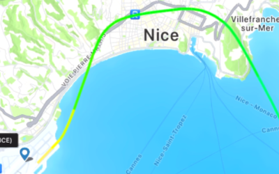 Nizza24: Aereo di linea sorvola pericolosamente il centro città – Ancora Maltempo – Paolo conte a The French Touch