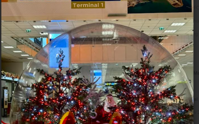 Nizza24: Niente Uber, Babbo Natale arriva in slitta al T1 – Allerta nevicate – Sciopero SNCF – Nuovo nome per Polygone Riviera