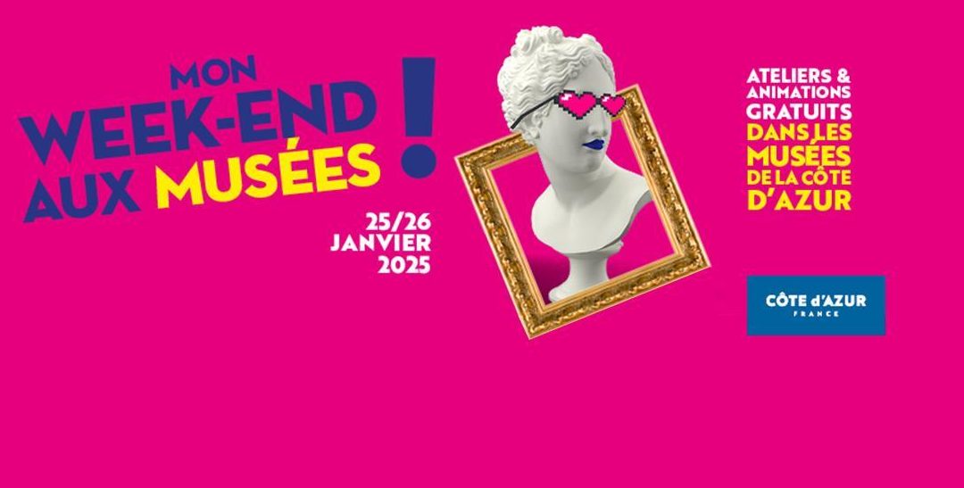 Agenda: speciale Mon Week-End aux Musées sabato 25 e domenica 26 gennaio