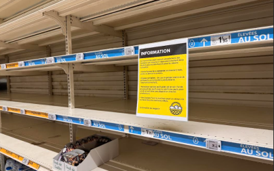 Nizza24: Scaffali vuoti ai supermercati – Ancora un’interruzione sulla Nizza-Ventimiglia – Tassa GAFA, l’Europa resta sola