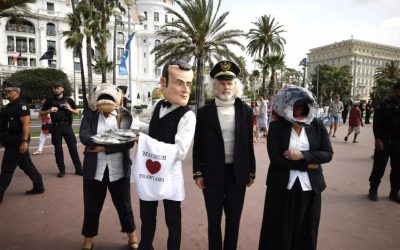 Nizza24: Conferenza oceani, un falso Macron offre pesce avariato – Renault fabbricherà droni ? – Ritornano i taxi-lumaca
