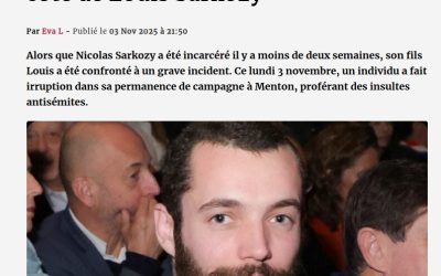 No: Louis, figlio di Nicolas Sarkozy, non è indagato: Giornalisti antisemiti, stupidi o incompetenti?