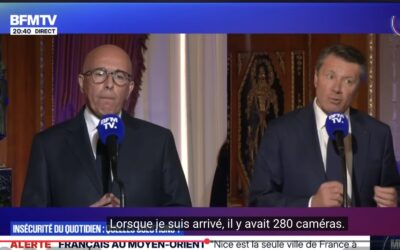 Dibattito per le elezioni municipali di Nizza – C. Estrosi vs. E. Ciotti – BFM TV, Villa Massena