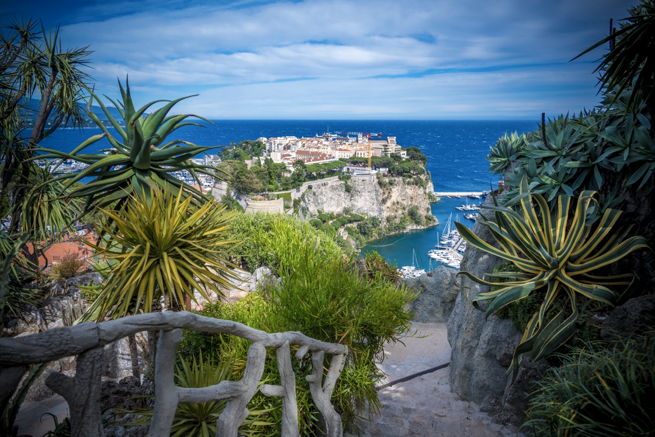 a (2) jardin exotique de Monaco