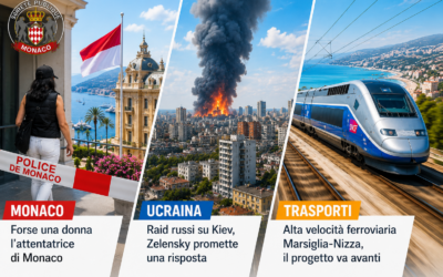Nizza24 venerdì 3 luglio: Forse una Donna l’Attentatrice di Monaco – Raid Russi su Kiev – Alta velocità ferroviaria Marsiglia-Nizza – Météo