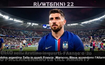 Arbitre argentin Tello en quart de finale France‑Maroc, les Bleus déclenchent l’alarme