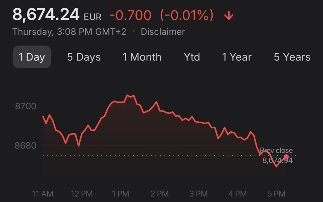 CAC 40 scende 0,1% in attesa inflazione USA