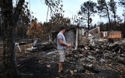 Incendie en Gironde LeCornu hué au Porge