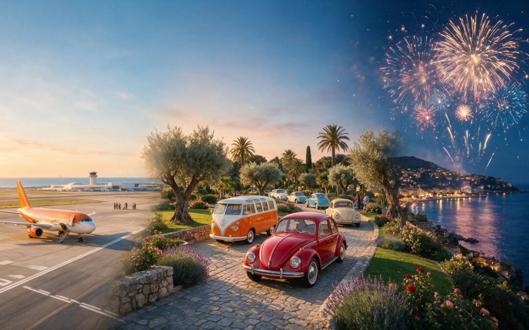 Nizza24 week-end: Sciopero Easyjet – Menton Expo Auto Storiche – Fuochi d’Artificio – Météo